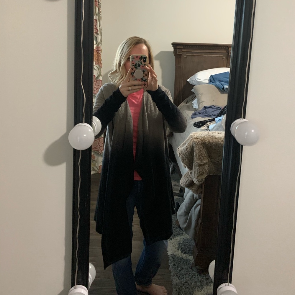 Barefoot Dreams ombré cardigan
